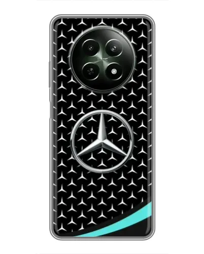 Чехол для Realme 12 5G с картинкой «Mercedes — бирюзовый акцент» Чехол для Realme 12 5G с картинкой «Mercedes — бирюзовый акцент»