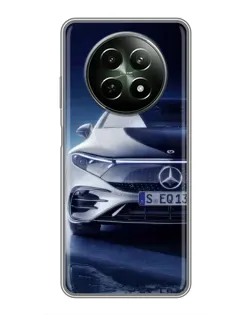 Чехол для Realme 12 5G с картинкой «Mercedes EQ — будущее»