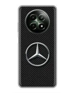 Чохол для Realme 12 5G з картинкою «Карбоновий Mercedes стиль» Чохол для Realme 12 5G з картинкою «Карбоновий Mercedes стиль»