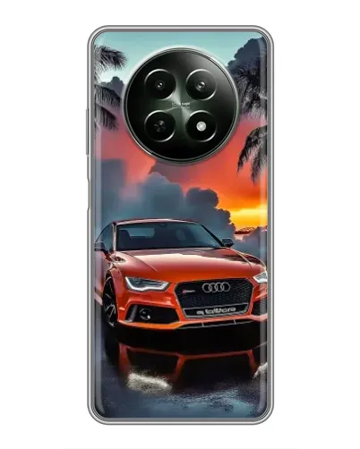 Чехол для Realme 12 5G с картинкой «Audi — закат»