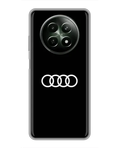 Чехол для Realme 12 5G с картинкой «Audi White Logo»