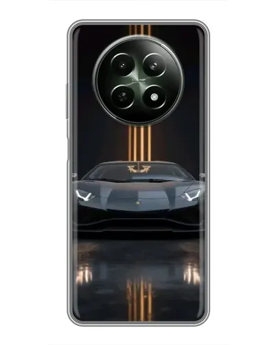 Чехол для Realme 12 5G с картинкой «Lamborghini золотые линии» Чехол для Realme 12 5G с картинкой «Lamborghini золотые линии»