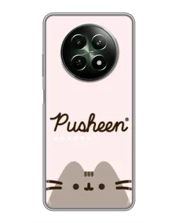Чехол для Realme 12 5G с картинкой «Pusheen логотип»