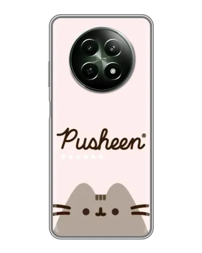 Чехол для Realme 12 5G с картинкой «Pusheen логотип»
