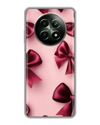 Чехол для Realme 12 5G с картинкой «Бордовый атлас»