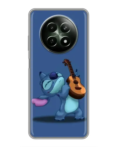 Чехол для Realme 12 5G с картинкой «Стич с укулеле»