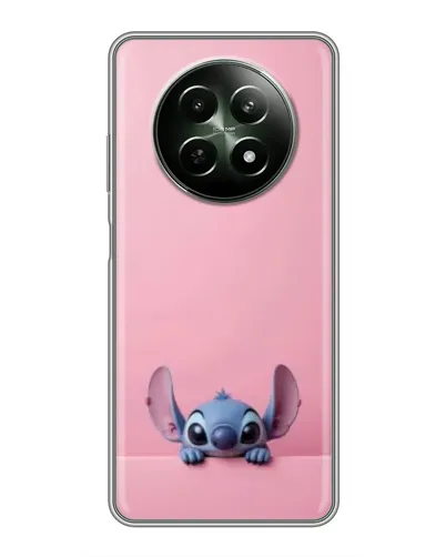 Чехол для Realme 12 5G с картинкой «Stitch выглядывает»