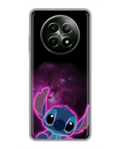 Чехол для Realme 12 5G с картинкой «Неоновый Stitch»