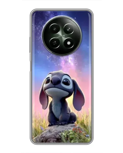 Чехол для Realme 12 5G с картинкой «Стич на рассвете»