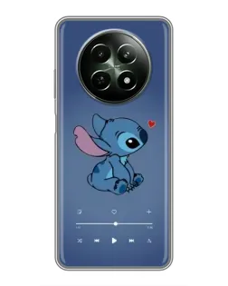 Чехол для Realme 12 5G с картинкой «Музыкальный Stitch» Чехол для Realme 12 5G с картинкой «Музыкальный Stitch»