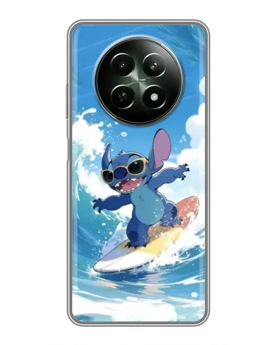 Чехол для Realme 12 5G с картинкой «Стич на волне»