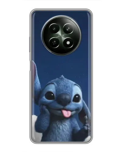 Чехол для Realme 12 5G с картинкой «Стич в облаках»