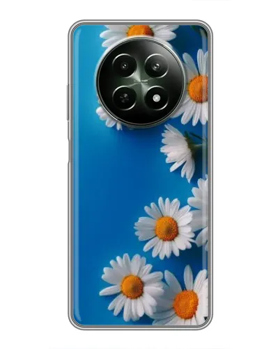 Чехол для Realme 12 5G с картинкой «Белоснежные маргаритки»