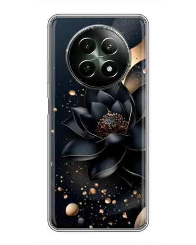 Чехол для Realme 12 5G с картинкой «Черный лотос»