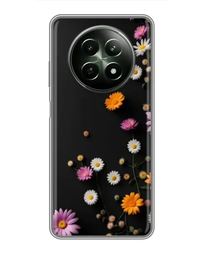 Чехол для Realme 12 5G с картинкой «Цветочная композиция»