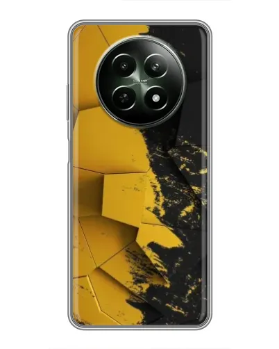 Чехол для Realme 12 5G с картинкой «Золотые осколки геометрии» Чехол для Realme 12 5G с картинкой «Золотые осколки геометрии»