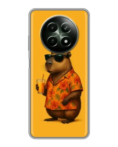 Чехол для Realme 12 5G с картинкой «Капибара на отдыхе» Чехол для Realme 12 5G с картинкой «Капибара на отдыхе»