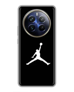 Чехол для Realme 12 Plus с картинкой «Jordan Silhouette»