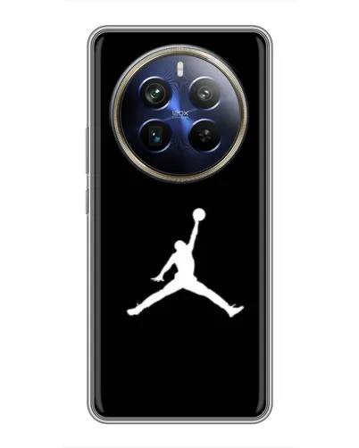 Чехол для Realme 12 Plus с картинкой «Jordan Silhouette»
