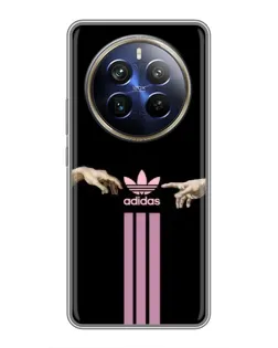 Чехол для Realme 12 Plus с картинкой «Adidas Hands»