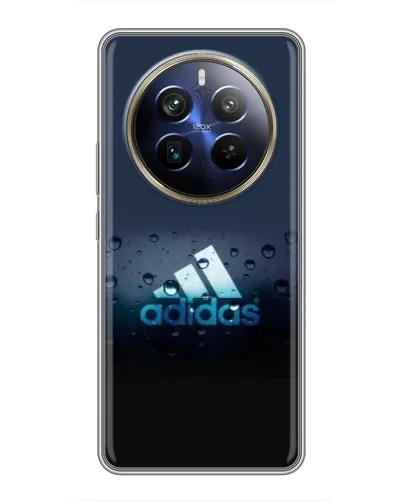 Чехол для Realme 12 Plus с картинкой «Adidas Water Drops»