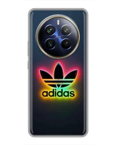 Чехол для Realme 12 Plus с картинкой «Неоновый Adidas»