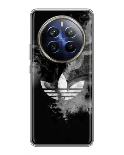 Чехол для Realme 12 Plus с картинкой «Абстрактный дым Adidas»