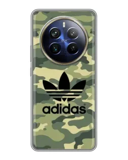 Чехол для Realme 12 Plus с картинкой «Милитари стиль Adidas»