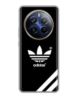 Чехол для Realme 12 Plus с картинкой «Adidas с диагональными полосами»