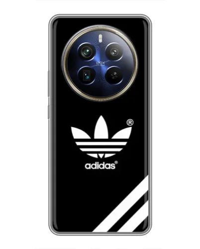 Чехол для Realme 12 Plus с картинкой «Adidas с диагональными полосами»