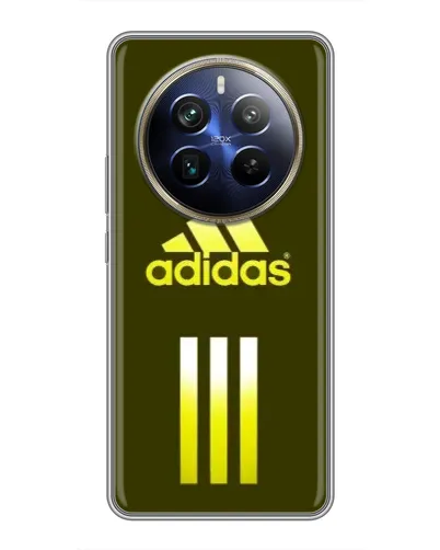 Чехол для Realme 12 Plus с картинкой «Оливковый градиент Adidas»
