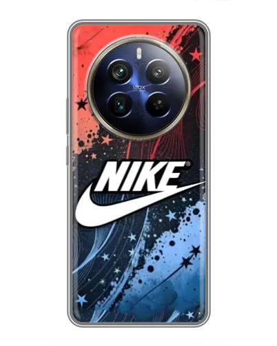 Чехол для Realme 12 Plus с картинкой «Градиентный принт Найк»