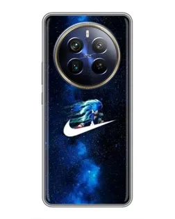 Чехол для Realme 12 Plus с картинкой «Звездный путь Nike»