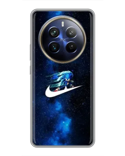 Чехол для Realme 12 Plus с картинкой «Звездный путь Nike»