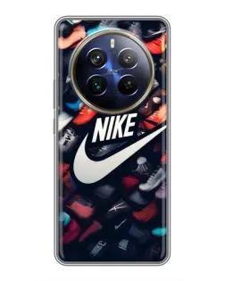 Чехол для Realme 12 Plus с картинкой «Коллекция кроссовок Nike»
