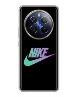 Чехол для Realme 12 Plus с картинкой «Nike — городская ночь»