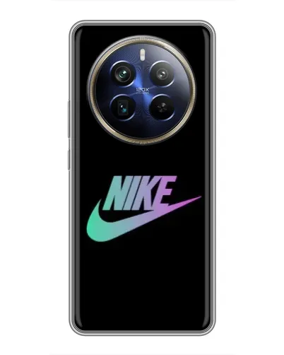 Чехол для Realme 12 Plus с картинкой «Nike — городская ночь»