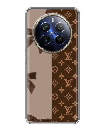 Чехол для Realme 12 Plus с картинкой «Louis Vuitton — банты»