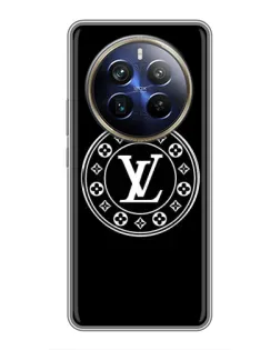 Чехол для Realme 12 Plus с картинкой «LV — печать стиля»