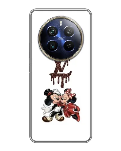 Чехол для Realme 12 Plus с картинкой «LV и Микки Маус»
