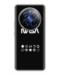Чехол для Realme 12 Plus с картинкой «NASA — технический принт»