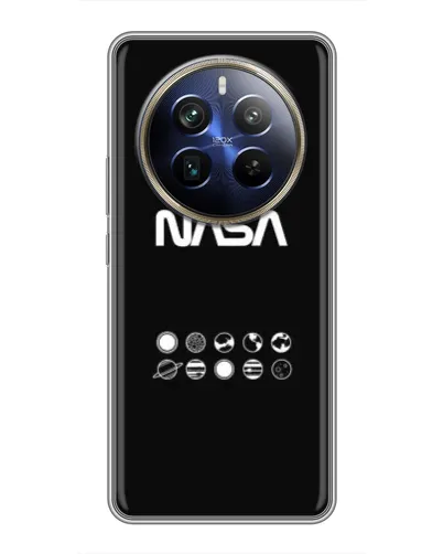 Чехол для Realme 12 Plus с картинкой «NASA — технический принт»