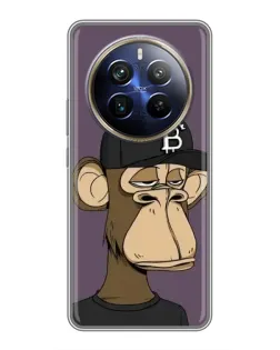 Чехол для Realme 12 Plus с картинкой «Bored Ape в кепке»