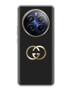 Чехол для Realme 12 Plus с картинкой «Минимализм Gucci»