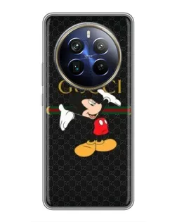 Чехол для Realme 12 Plus с картинкой «Микки Маус Gucci»