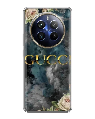 Чохол для Realme 12 Plus з картинкою «Абстрактні квіти Gucci»