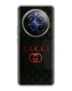 Чехол для Realme 12 Plus с картинкой «Gucci — стеганый черный»