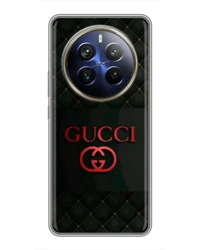 Чехол для Realme 12 Plus с картинкой «Gucci — стеганый черный»