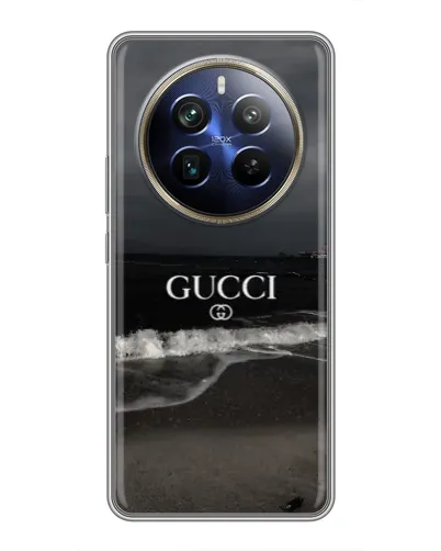 Чехол для Realme 12 Plus с картинкой «Gucci — морской прибой»