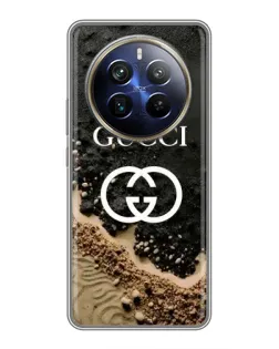 Чехол для Realme 12 Plus с картинкой «Gucci — песчаные дюны»